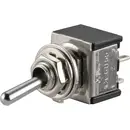 TRU COMPONENTS 1587646 TC-TA201A1 Interrupteur à levier 250 V/AC 3 A 2 x Off/On à accrochage 1 pc(s)