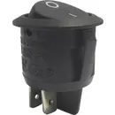 Interrupteur à bascule TRU COMPONENTS TC-R13-244A-02 BLACK 1587655 250 V/AC 10 A 2 x Off/On à accrochage 1 pc(s)