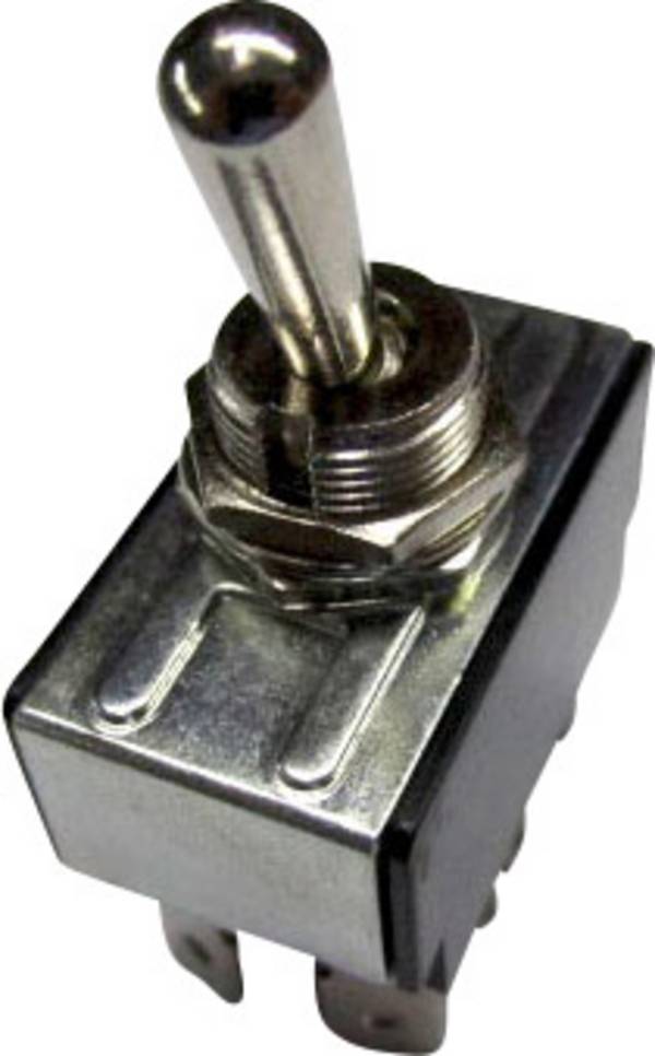 Interrupteur à levier 2 x Off/On TRU COMPONENTS TC-R13-28F-01 1587675 250 V/AC 10 A  à accrochage 1 pc(s)