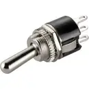 Interrupteur à levier 1 x On/On TRU COMPONENTS TC-R13-37C-05 1587683 250 V/AC 3 A à accrochage 1 pc(s)