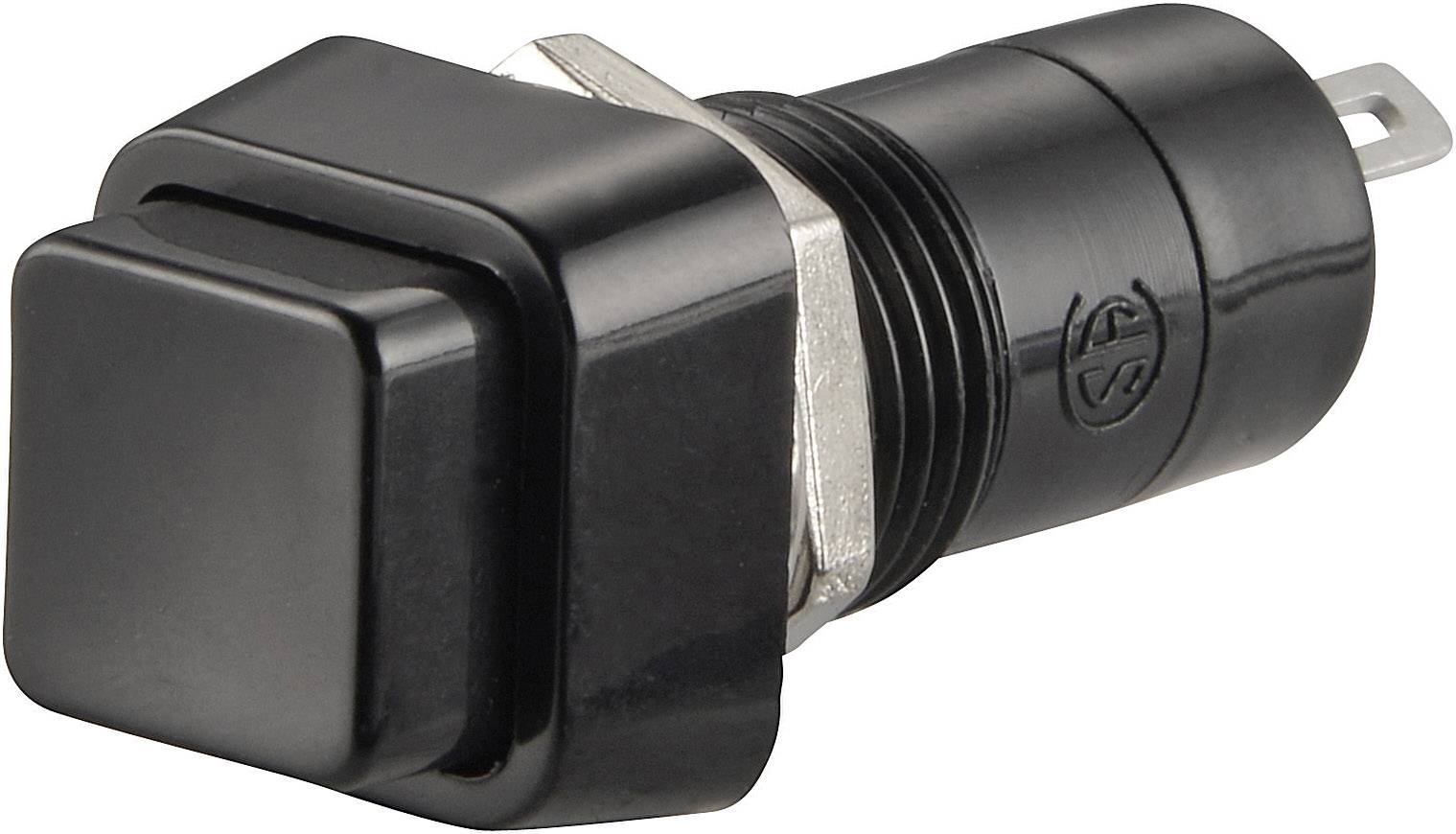 Bouton-poussoir TRU COMPONENTS TC-R13-23A-05BK 1587696 250 V/AC 1.5 A 1 x Off/(On) à rappel 1 pc(s)