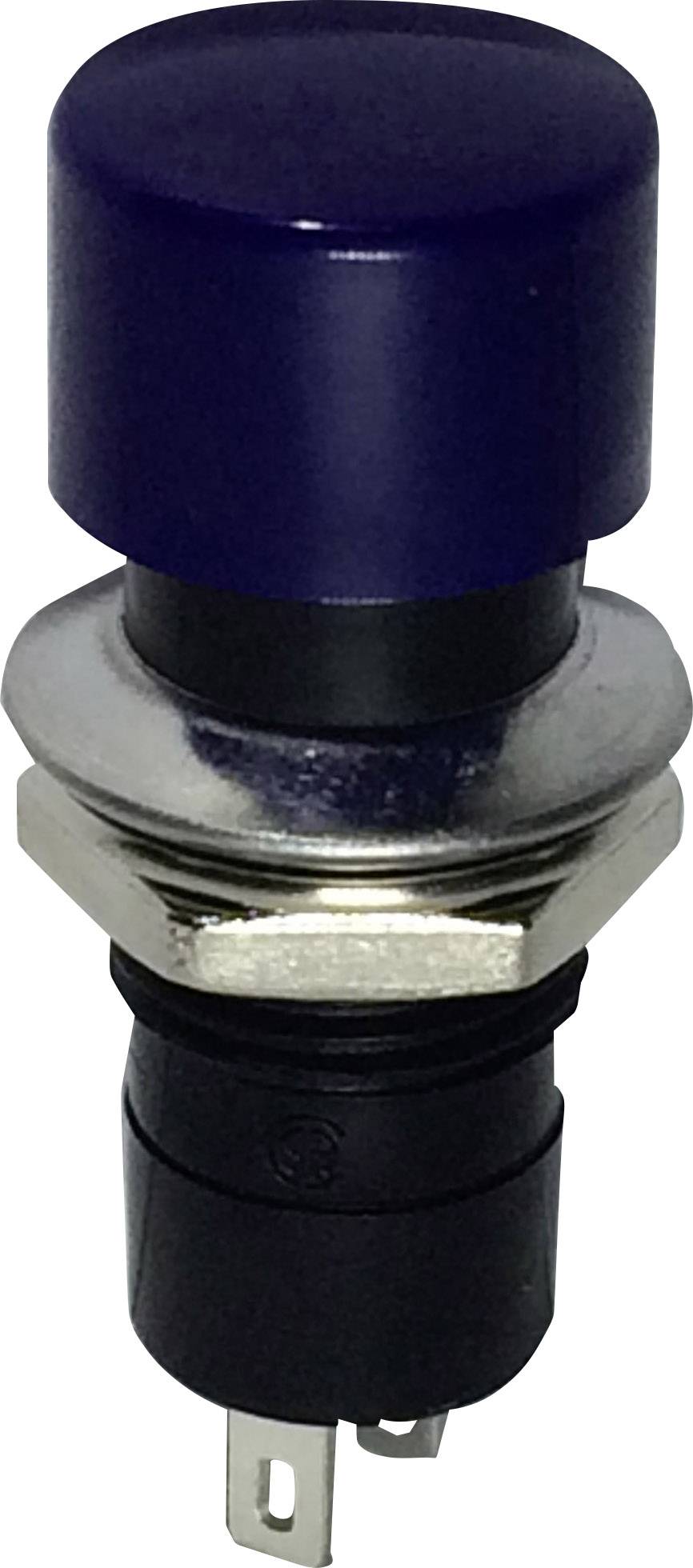 Bouton-poussoir TRU COMPONENTS TC-R13-40A-05BL 1587710 250 V/AC 1.5 A 1 x Off/(On) à rappel 1 pc(s)