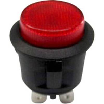 Interrupteur à pression TRU COMPONENTS TC-R13-527BL-02RT 1587762 250 V/AC 6 A 1 x On/Off à accrochage 1 pc(s)-0