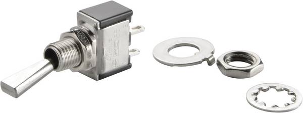 Interrupteur à levier 1 x Off/On TRU COMPONENTS TC-TA101F1 1587776 250 V/AC 3 A  à accrochage 1 pc(s)