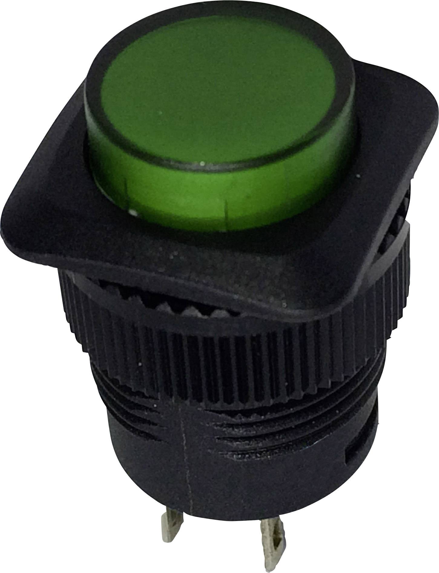 Bouton-poussoir TRU COMPONENTS TC-R13-508A-05GN 1587810 250 V/AC 1.5 A 1 x Off/(On) à rappel 1 pc(s)