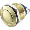 TRU COMPONENTS GQ 19B-G Bouton-poussoir antivandalisme 48 V/DC 2 A 1 x Off/(On) à rappel IP65 1 pc(s)