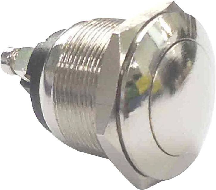 Bouton-poussoir antivandalisme TRU COMPONENTS PBS-28B 701401 250 V/AC 2 A 1 x Off/(On) à rappel 1 pc(s)