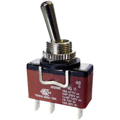 Interrupteur à levier 1 x (On)/Off/(On) Arcolectric (Bulgin Ltd.) C3922BEAAA 250 V/AC 10 A IP67 momentané/0/momentané 1 
