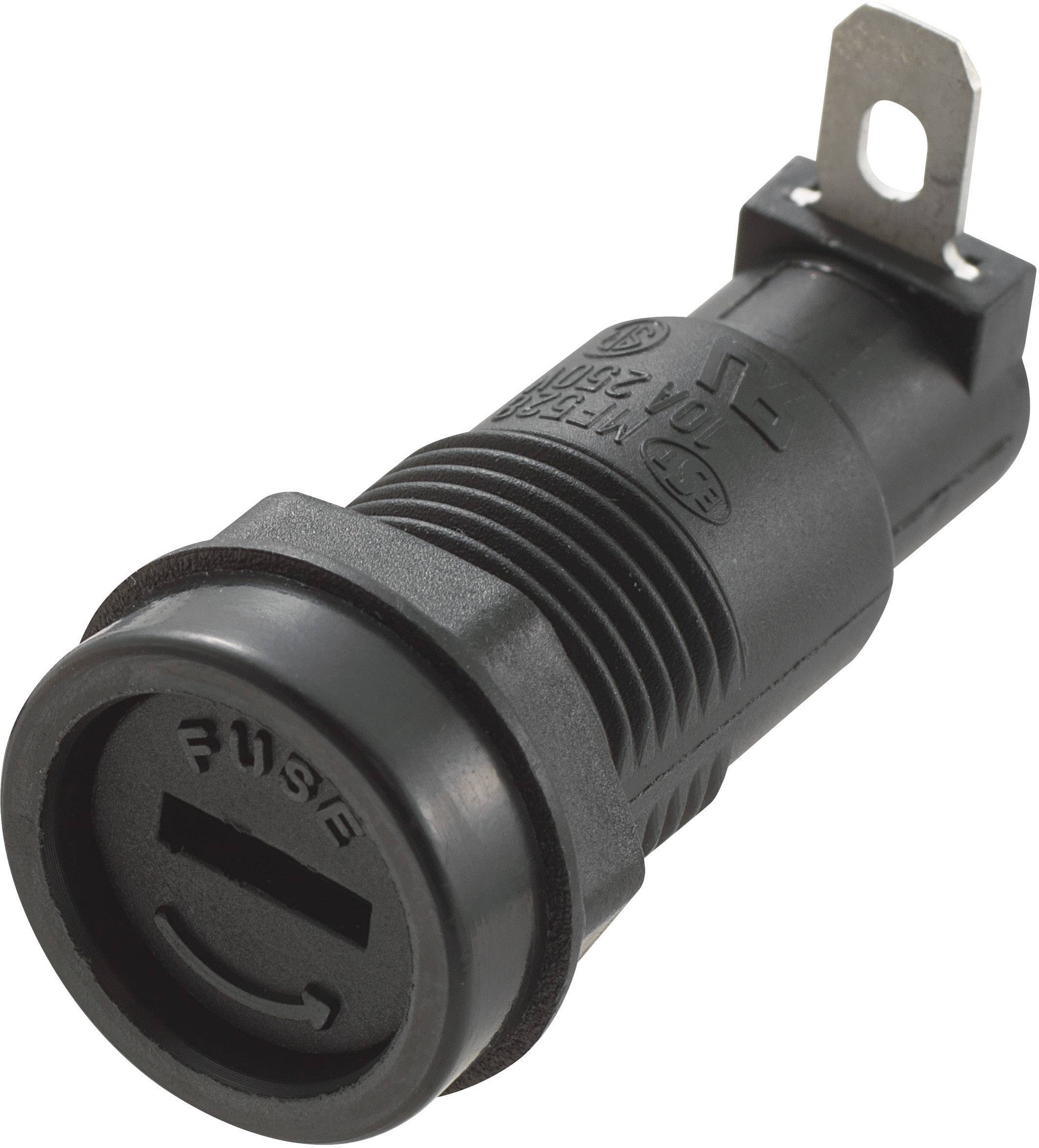TRU COMPONENTS MF-528 Porte-fusible Adapté pour (fusibles) fusible 5 x 20 mm 10 A 250 V/AC 1 pc(s)