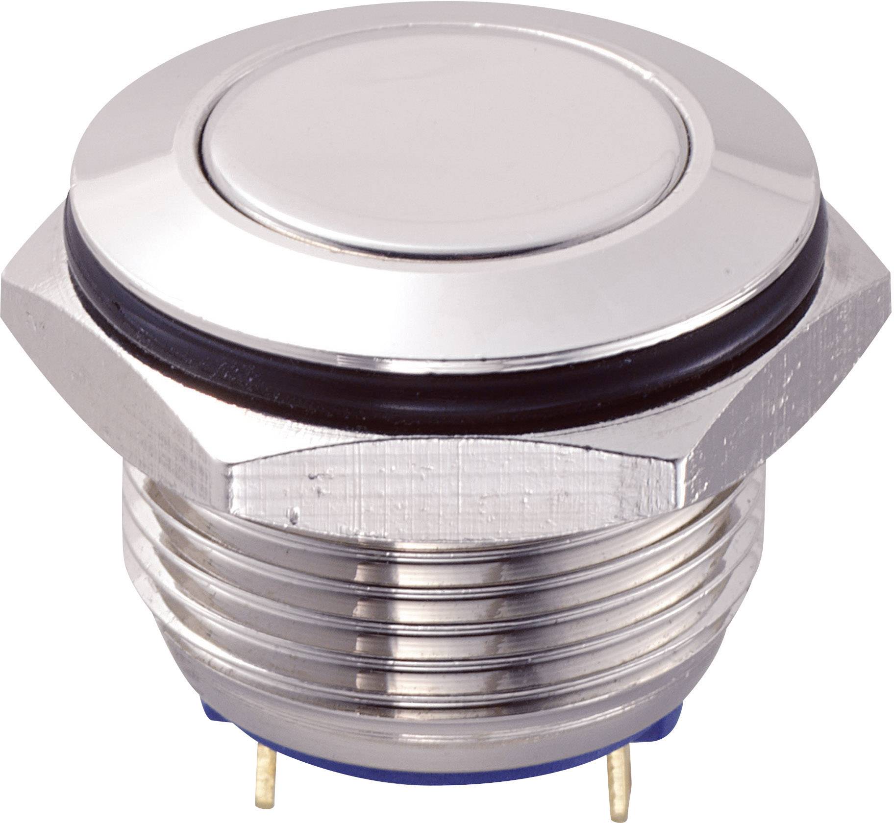 TRU COMPONENTS 701802 GQ16F-10/J/N Bouton-poussoir antivandalisme 48 V/DC 2 A 1 x Off/(On) à rappel 1 pc(s)