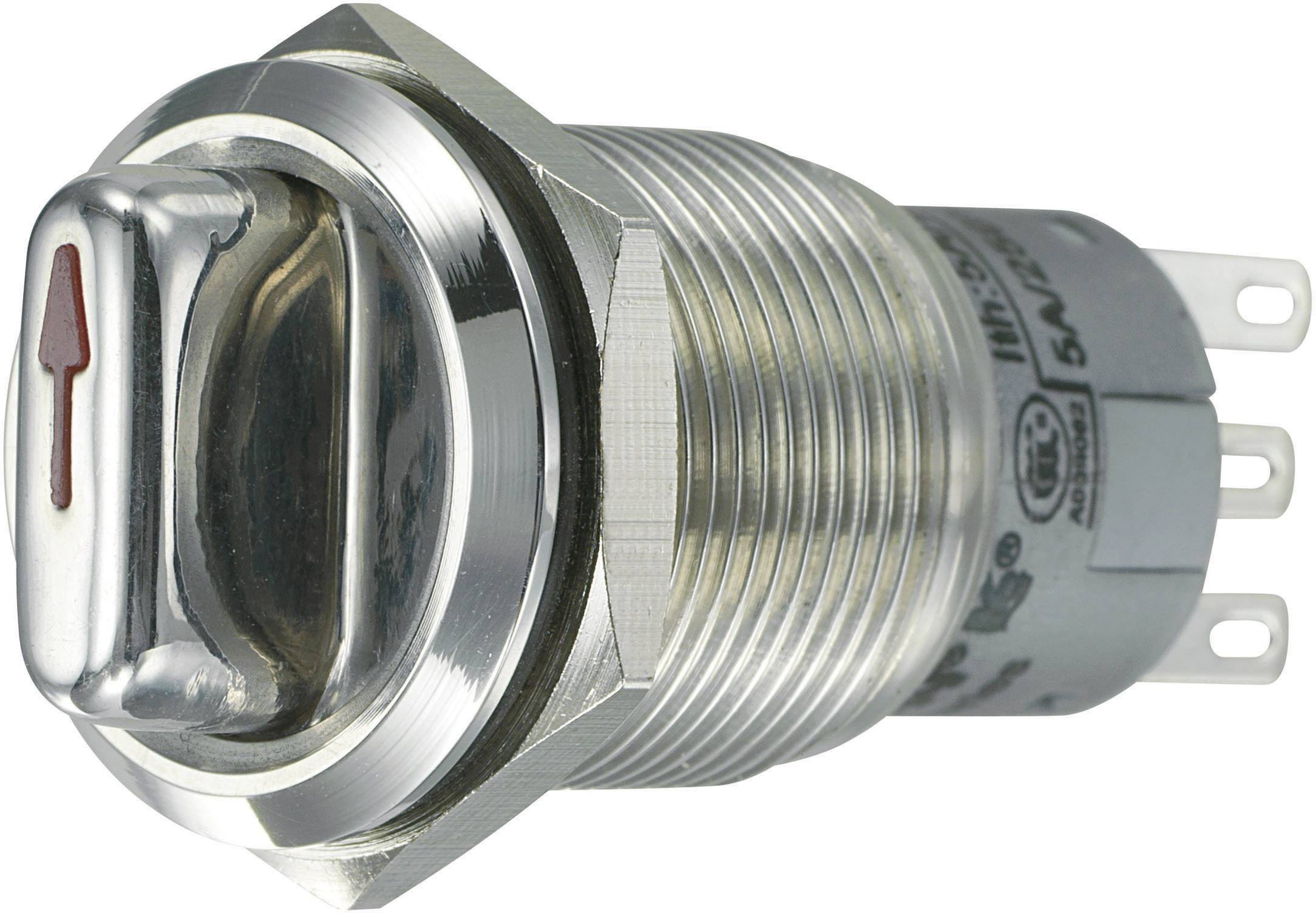 TRU COMPONENTS 701812 LAS1-AGQ-22X/31 Commutateur rotatif antivandalisme 250 V/AC 3 A Positions de commutation 2 2 x 45 
