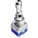 Interrupteur à levier 2 x (On)/Off/(On) APEM 12147A 250 V/AC 2 A IP54 momentané/0/momentané 1 pc(s)