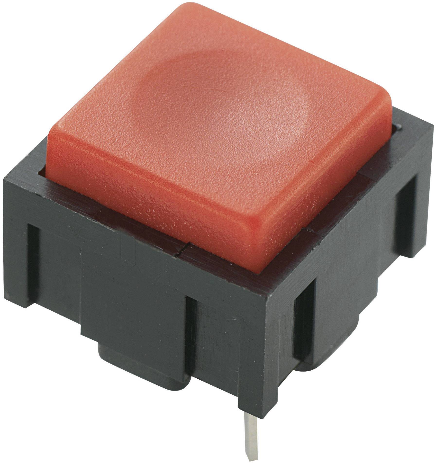 TRU COMPONENTS PBS-18B 701865 Bouton-poussoir 50 V DC/AC 0.025 A 1 x Off/(On) à rappel 1 pc(s)