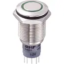 Bouton-poussoir antivandalisme TRU COMPONENTS LAS2GQF-11E/G/12V/N/P 701870 250 V/AC 3 A 1 x On/(On) IP67 à rappel 1 pc(s