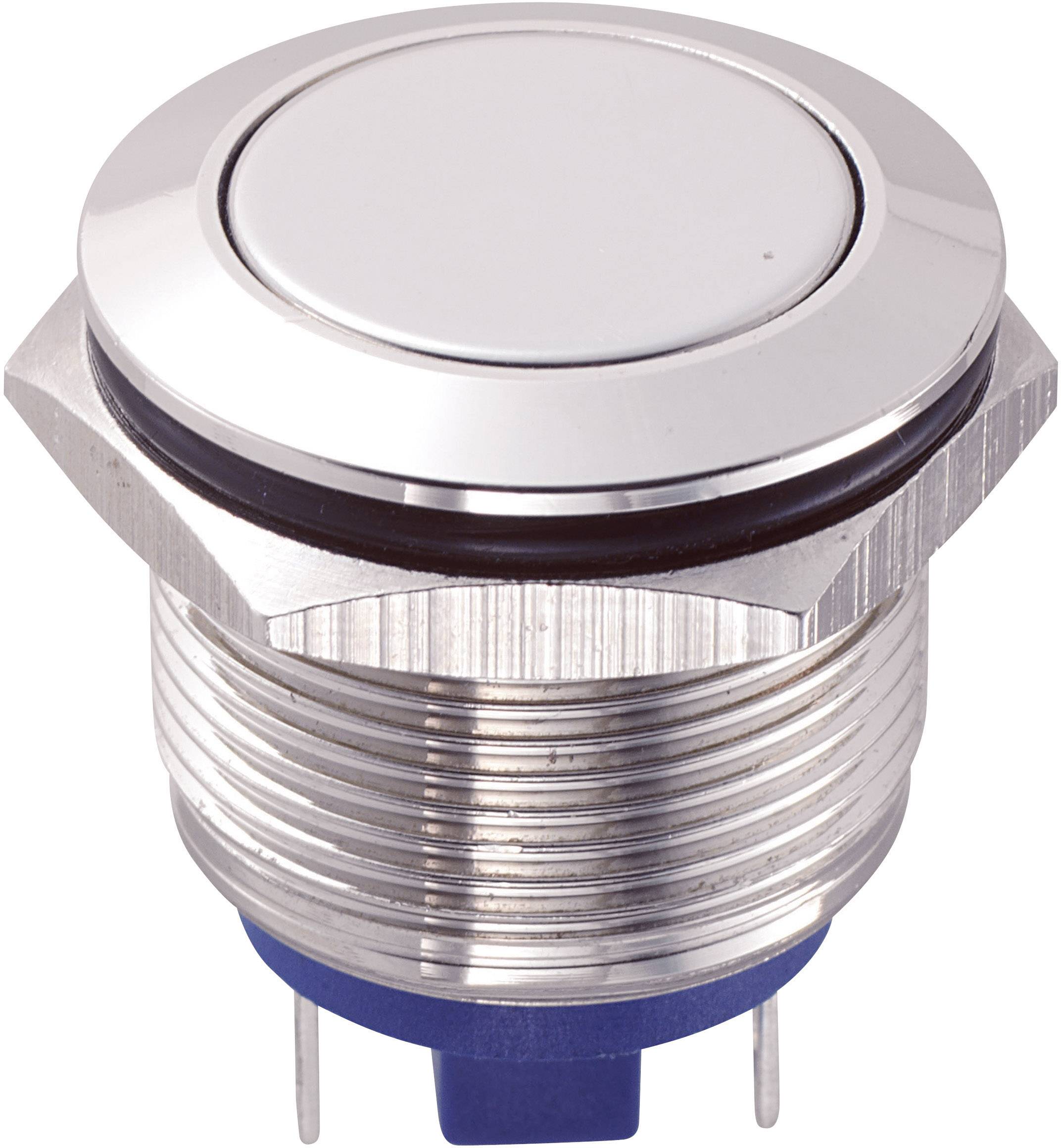 TRU COMPONENTS GQ19F-10/J/N Bouton-poussoir antivandalisme 48 V/DC 2 A 1 x Off/(On) à rappel 1 pc(s)