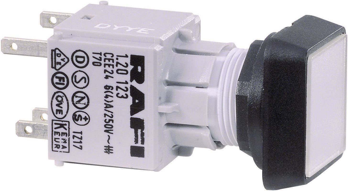 RAFI 1.30.070.001/1002 RAFIX 16 130070001/1002 Bouton-poussoir actionneur plat transparent 1 pc(s)