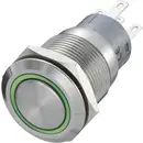 Bouton-poussoir antivandalisme TRU COMPONENTS LAS1-AGQ-11E/R-G 702462 250 V/AC 5 A 1 x Off/(On) IP67 à rappel 1 pc(s)
