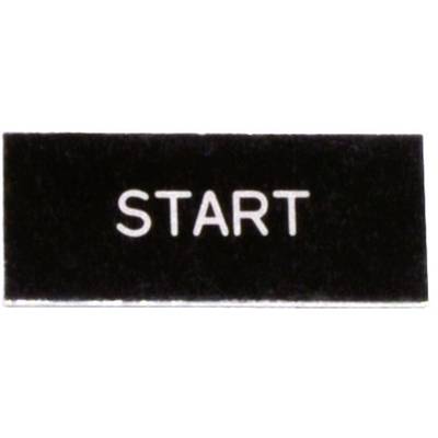 Fond noir avec texte blanc 'DÉMARRER', symbolisant le début ou le point de départ d'une action ou d'une fonction.
