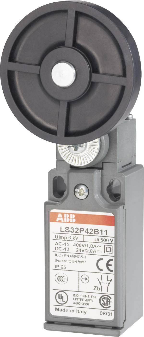 ABB 1SBV010342R1211 LS32P42B11 Interrupteur de fin de course 400 V/AC 1.8 A levier à galet à rappel IP65 1 pc(s)
