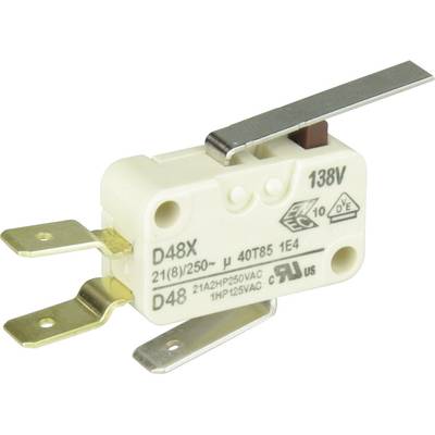 ZF D489-V3LD Microrupteur D489-V3LD 250 V/AC 21 A 1 x On/(On)  à rappel 1 pc(s) 