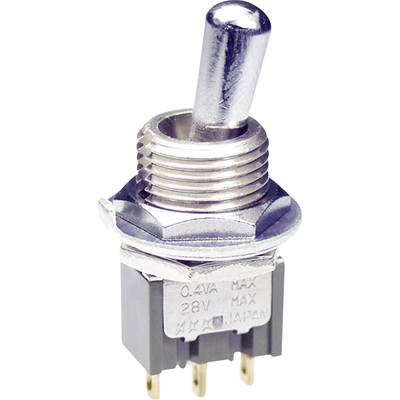 Interrupteur à levier 2 x On/Off/On NKK Switches M2023SS4W01 250 V/AC 3 A  permanent/0/permanent 1 pc(s)