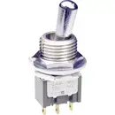 Interrupteur à levier 2 x On/Off/On NKK Switches M2023SS4W01 250 V/AC 3 A permanent/0/permanent 1 pc(s)