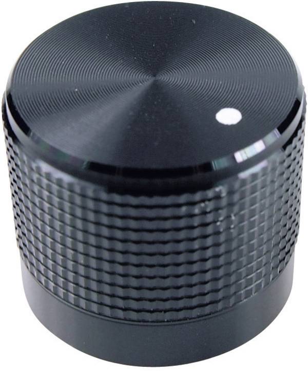 Tête de bouton rotatif Cliff FC7225 avec point noir (Ø x H) 20 mm x 17 mm 1 pc(s)