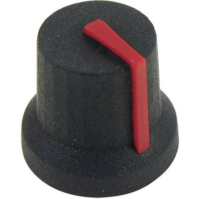 Tête de bouton rotatif Cliff CL170842CR  noir, rouge (Ø x H) 16.8 mm x 14.5 mm 1 pc(s)