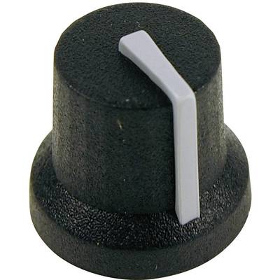 Tête de bouton rotatif Cliff CL170844BR  noir, gris (Ø x H) 16.8 mm x 14.5 mm 1 pc(s)