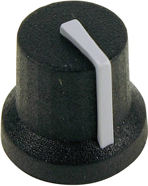 Tête de bouton rotatif Cliff CL170844CR noir, gris (Ø x H) 16.8 mm x 14.5 mm 1 pc(s)