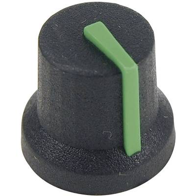 Tête de bouton rotatif Cliff CL170847CR  noir, vert (Ø x H) 16.8 mm x 14.5 mm 1 pc(s)
