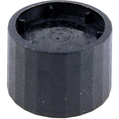 Tête de bouton rotatif Cliff CL172877B  noir (Ø x H) 25.3 mm x 19.2 mm 1 pc(s)