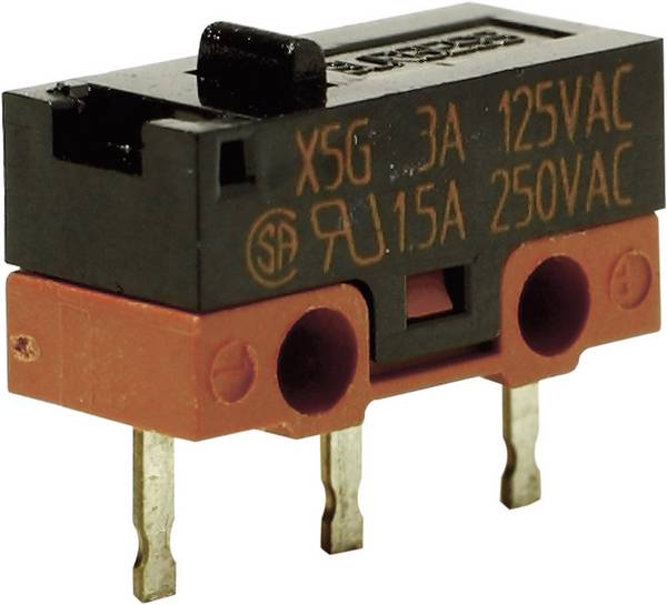 Saia X5G303K1ANJ1 Microrupteur X5G303K1ANJ1 250 V/AC 1.5 A 1 x On/(On) IP40 à rappel 1 pc(s)