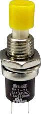 Bouton-poussoir TRU COMPONENTS TC-R13-24B1-05 YE 1587881 250 V/AC 1.5 A 1 x On/(Off) à rappel 1 pc(s)