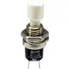 TRU COMPONENTS TC-R13-24B1-02 WT Bouton-poussoir 250 V/AC 1.5 A 1 x On/(Off) à rappel blanc 1 pc(s)