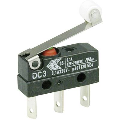 ZF DC3C-L1RC Microrupteur DC3C-L1RC 250 V/AC 0.1 A 1 x On/(On) IP67 à rappel 1 pc(s) 