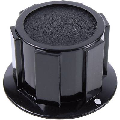 Tête de bouton rotatif Cliff FC1601  noir (Ø x H) 25.4 mm x 15.1 mm 1 pc(s)