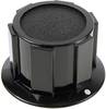 Tête de bouton rotatif Cliff FC1611 noir (Ø x H) 25.4 mm x 15.1 mm 1 pc(s)