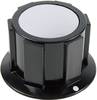 Tête de bouton rotatif Cliff FC1616 noir, argent (Ø x H) 25.4 mm x 15.1 mm 1 pc(s)