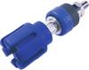 Borne de polarité Ø stylo (détails): 4 mm Cliff CL159730 bleu 30 A 1 pc(s)