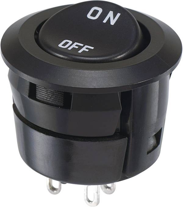 Miyama DS-059S-ON Interrupteur à bascule 250 V/AC 3 A 2 x Off/On  à accrochage 1 pc(s)