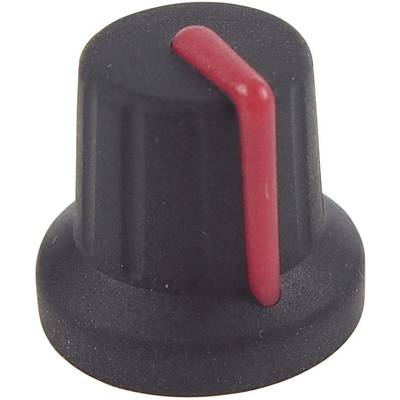 Tête de bouton rotatif Cliff FC72602S  noir, rouge (Ø x H) 16 mm x 15.1 mm 1 pc(s)