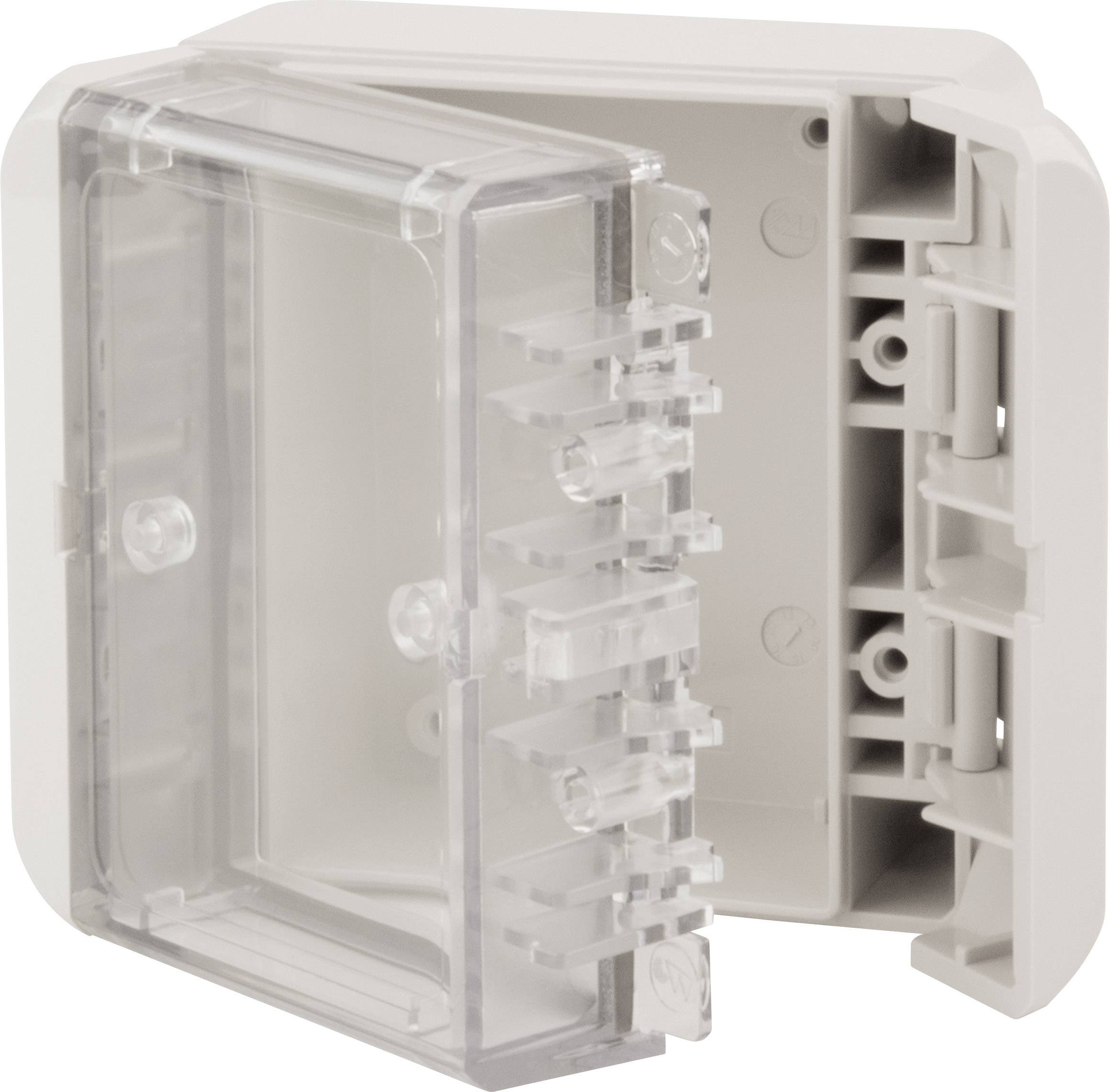 Boîtier d'extérieur Bopla Bocube B 080805 PC-V0-G-7035 96021115 gris clair (RAL 7035) 80 x 89 x 47 Polycarbonate V0 1 pc