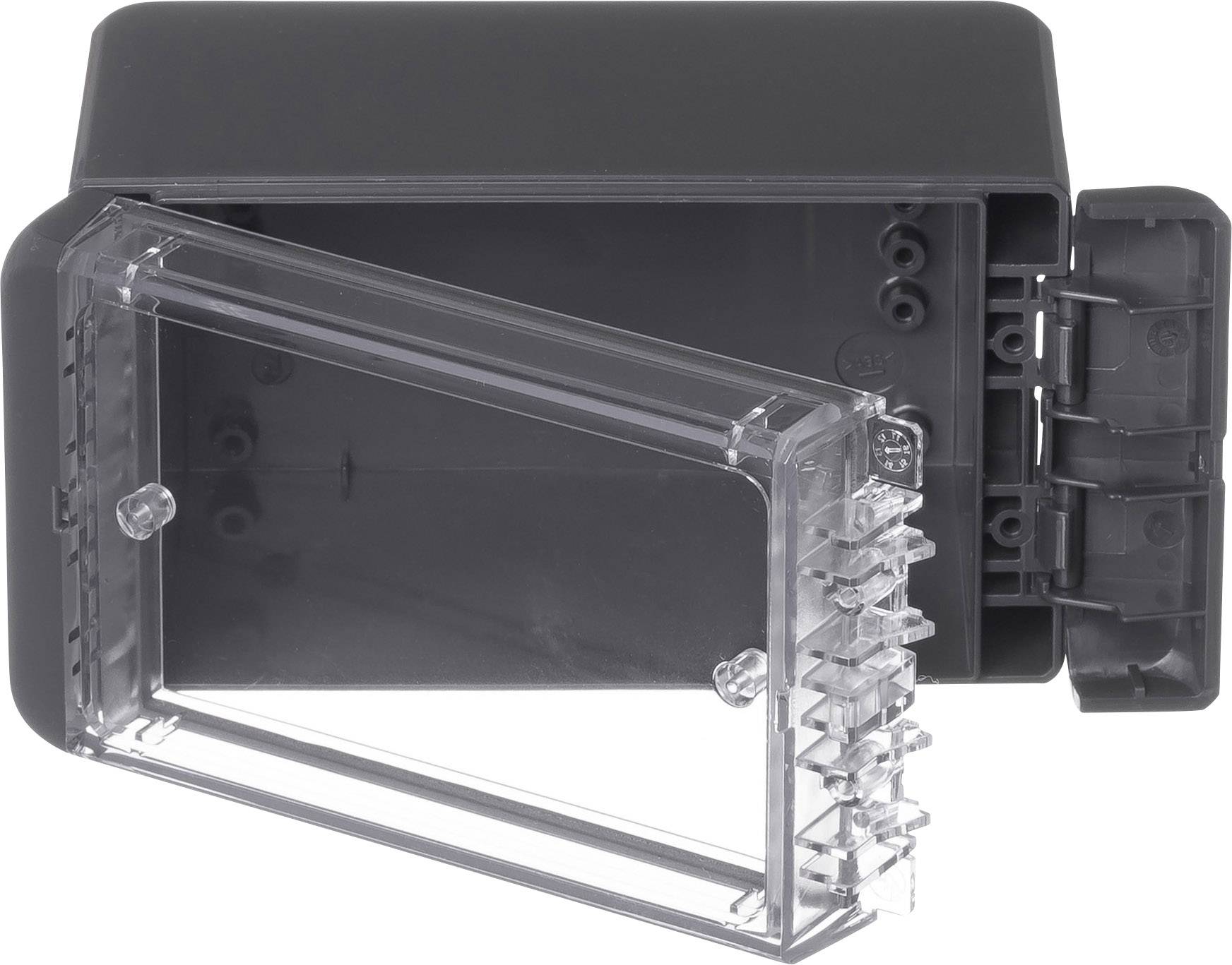 Boîtier d'extérieur Bopla Bocube B 140806 PC-V0-G-7024 96023124 gris graphite (RAL 7024) 80 x 151 x 60 Polycarbonate V0 