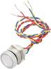 APEM PBARZAF0000E2A Interrupteur piézo 24 V DC/AC 0.2 A 1 x Off/(On) à rappel rouge, vert IP69K 1 pc(s)