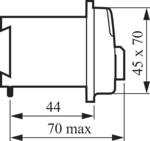 Interrupteur sectionneur 16 A 2 x 30 ° gris
