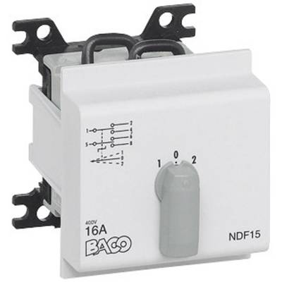 BACO NDF09 Interrupteur sectionneur  16 A  2 x 30 ° gris 1 pc(s) 