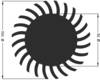 Dissipateur pour LED Fischer Elektronik SK 584 20 SA 10021655 1.75 K/W (Ø x H) 105 mm x 20 mm 1 pc(s)