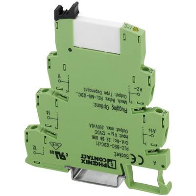 Module électrique vert avec étiquettes et connexions. Utilisé dans les armoires électriques pour des applications électroniques.