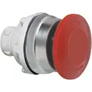 BACO 100948 T11AD01 Bouton champignon collerette plastique, chromé, brillant rouge 1 pc(s)